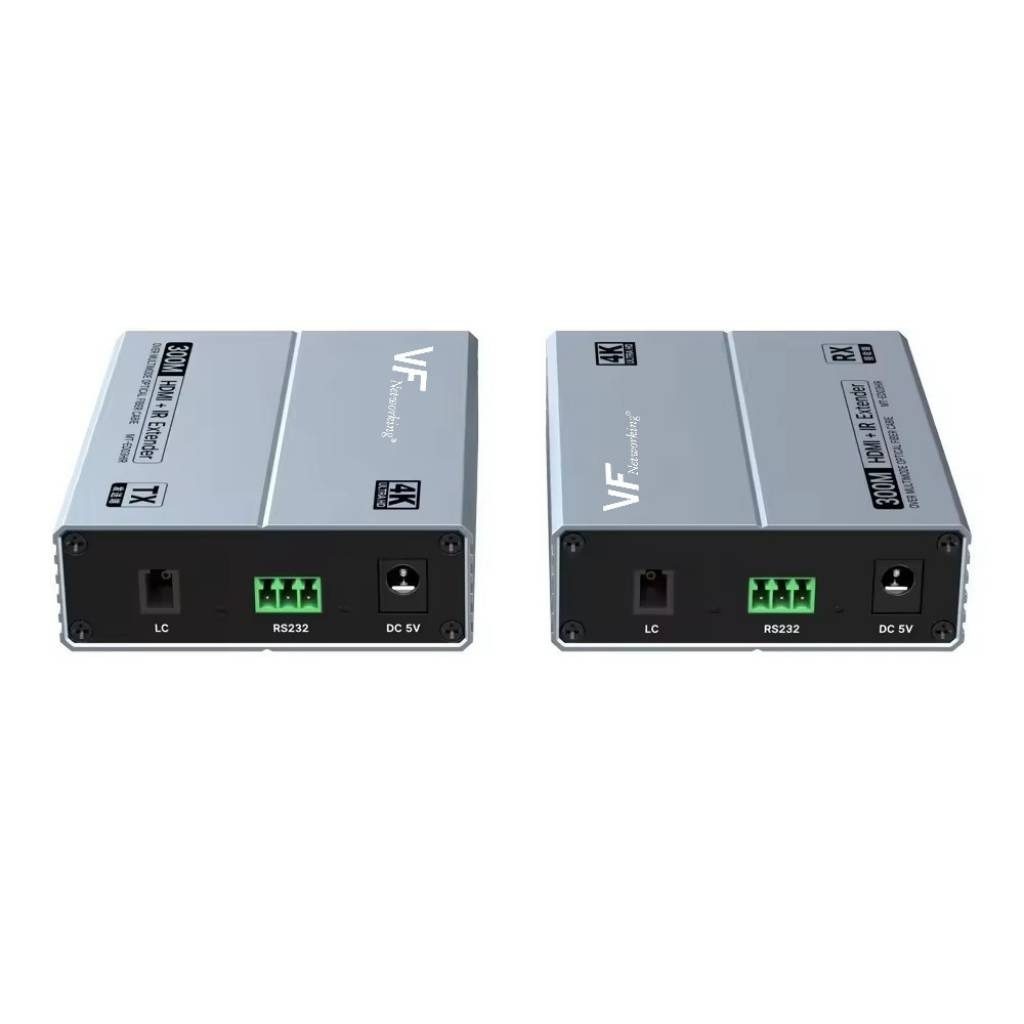 Extensor Kvm HDMI 2.0 Fibra Óptica 300M 4K 60Hz Hdcp2.2