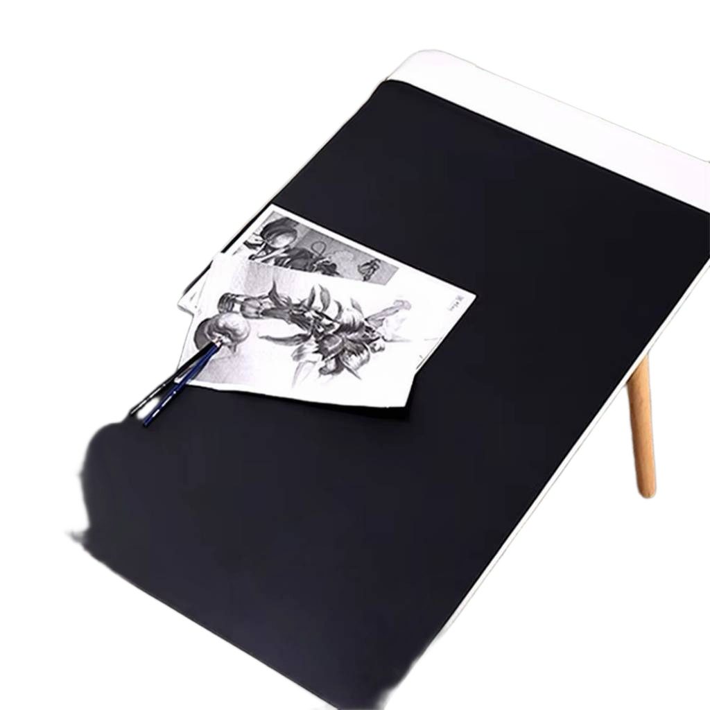 Alfombra Pad De Escritorio 800x400x3mm Negro Impermeable
