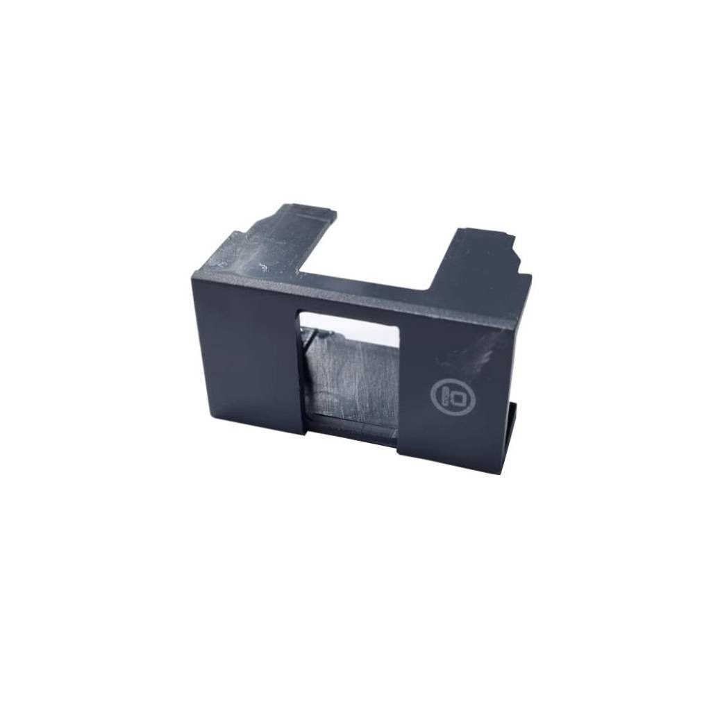 Bastidor Calado Negro Rj45 Para Keystone