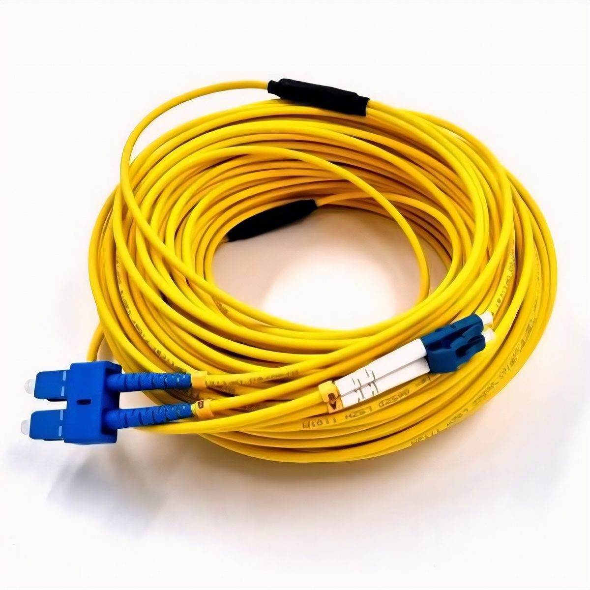 Cable De Fibra Óptica Monomodo Duplex ST/ST 9/125 2m LSZH