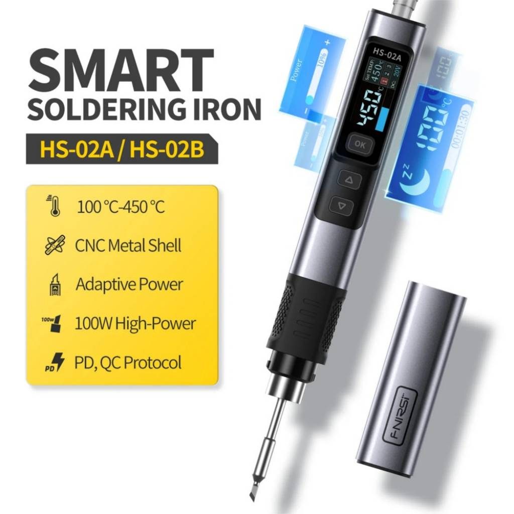 Soldador Inteligente USB-C Azul