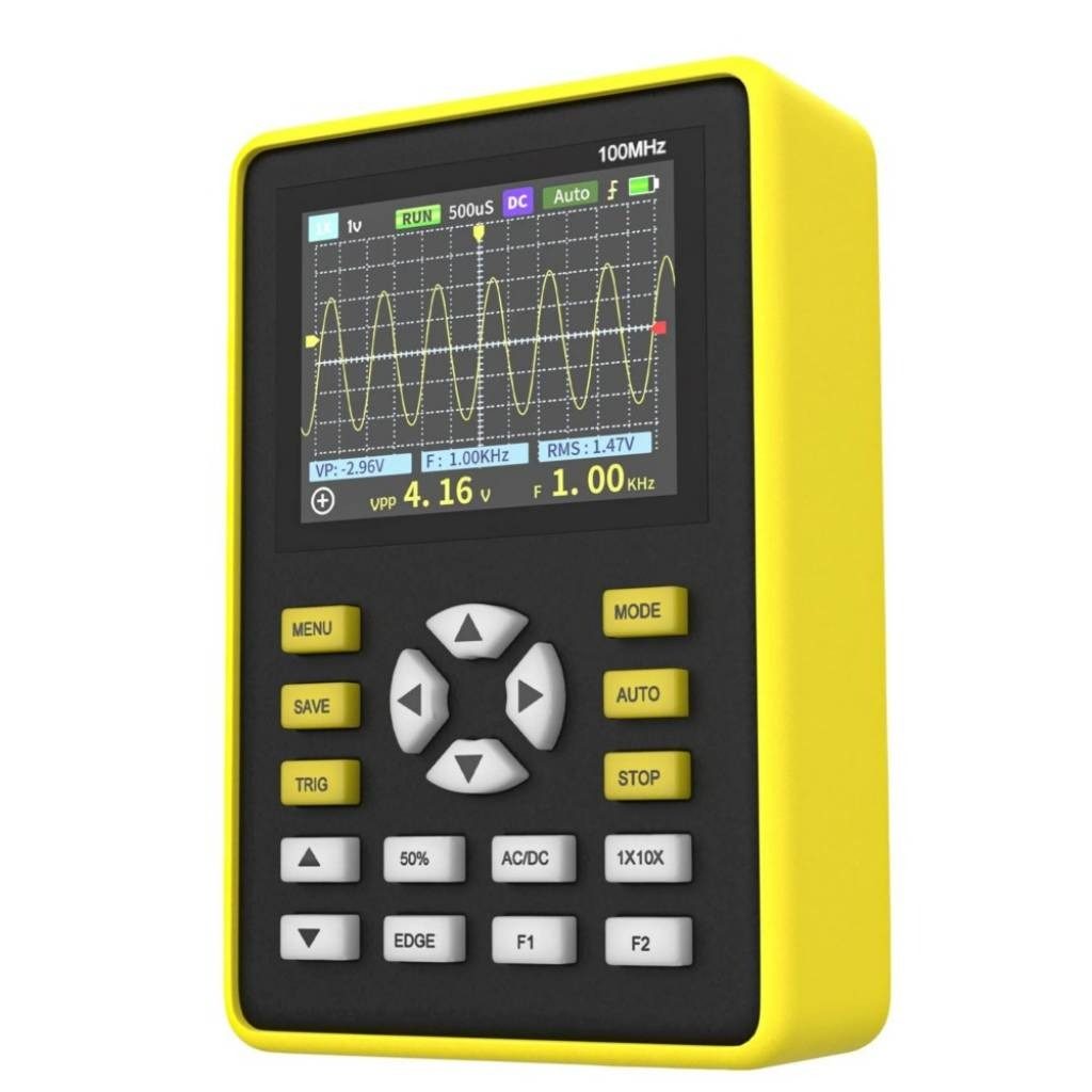 Osciloscopio Digital 100 MHZ Pantalla Ips 2.4"