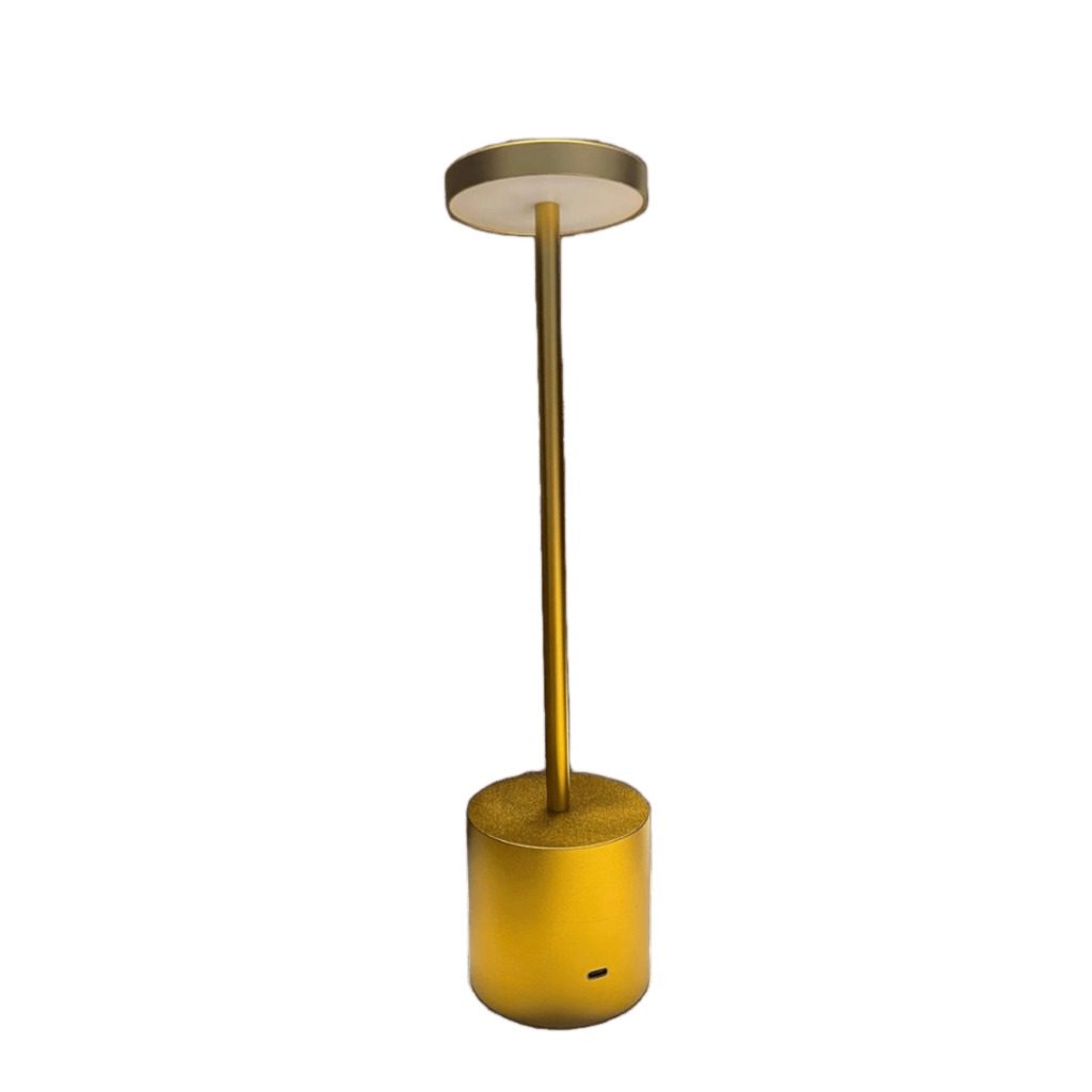 Lámpara Portátil LED Color Oro