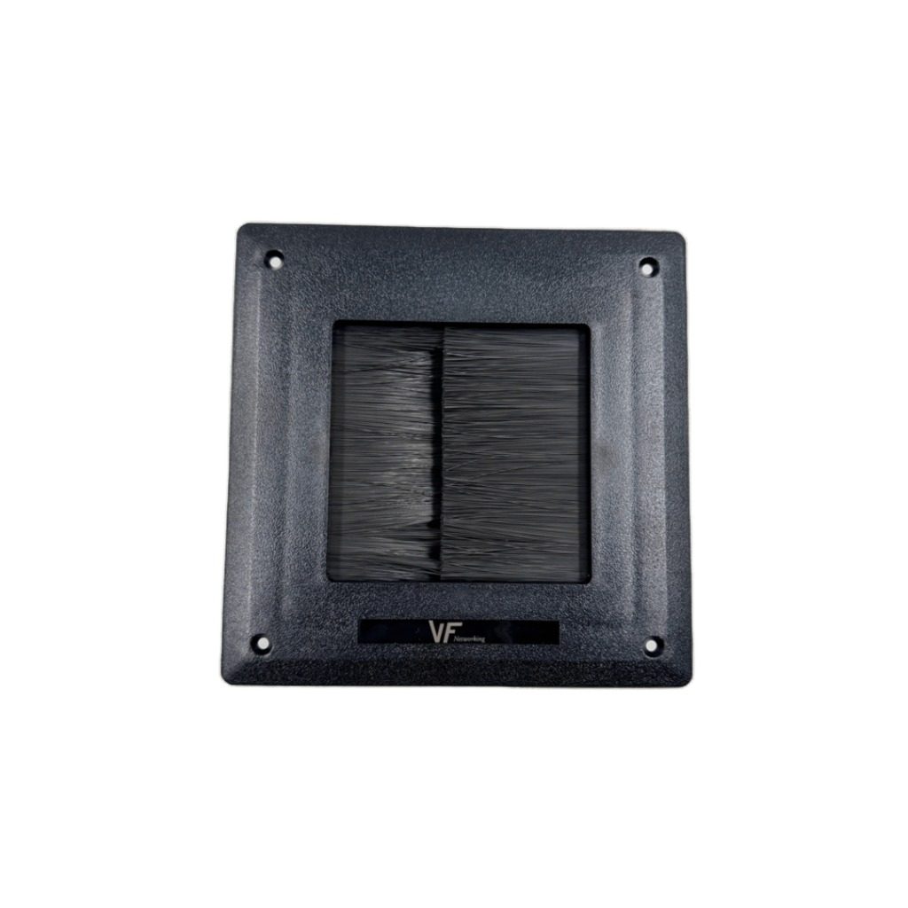 Frente Rectangular 175mm Con Cepillo Para Rack Data Center