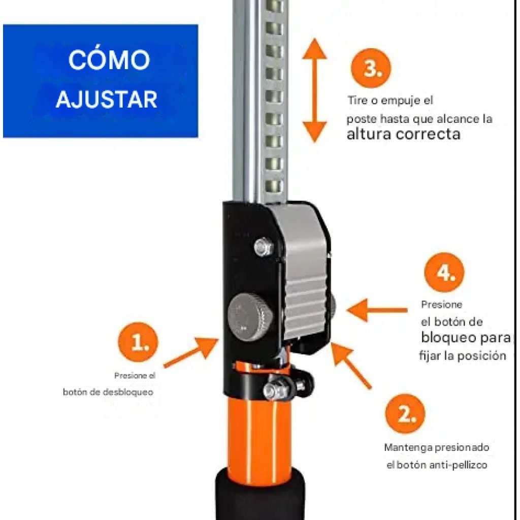 Barra Extensible 160-290 cm Hasta 60 Kg