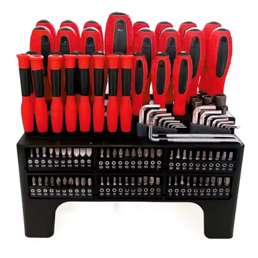 Juego De Destornilladores 118 Piezas Con Soporte