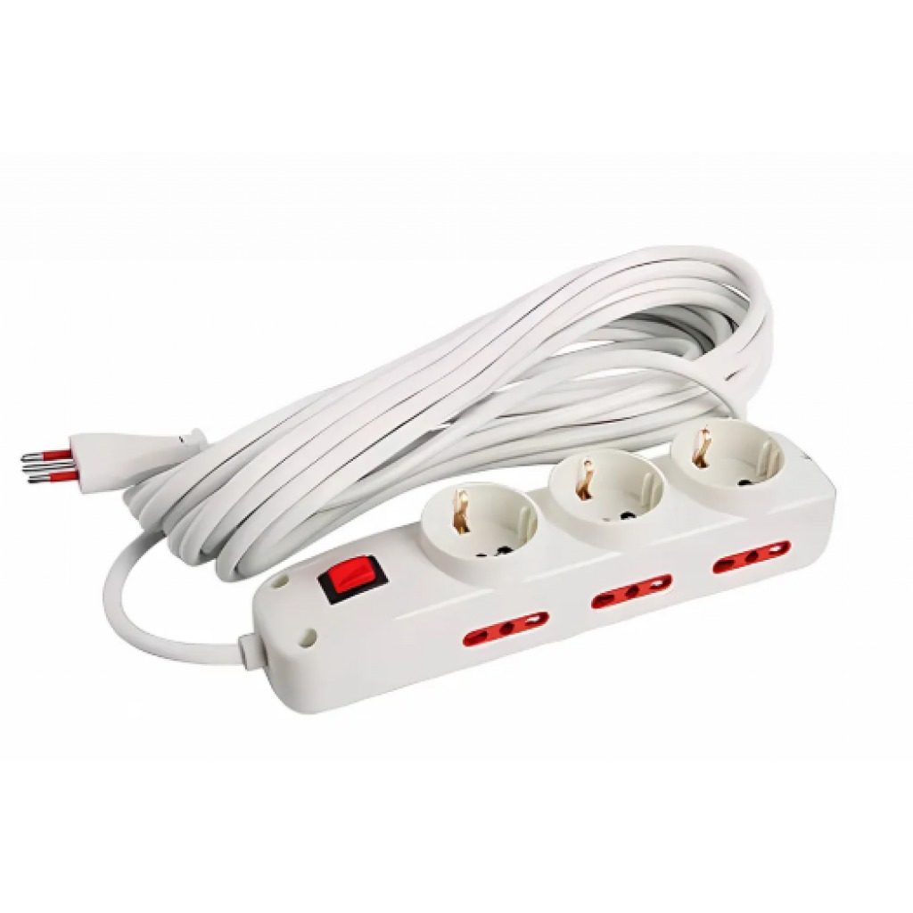 Alargue Eléctrico 6 Tomacorrientes 5m