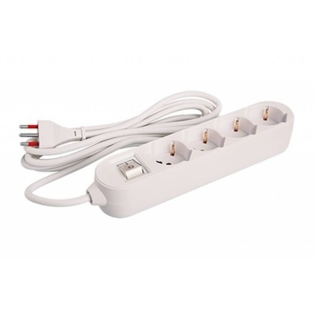 Alargue 4 Tomas Con Cable De 10 M