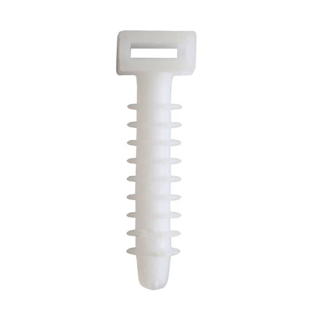 Tornillo De Nylon Para Precinto Blanco