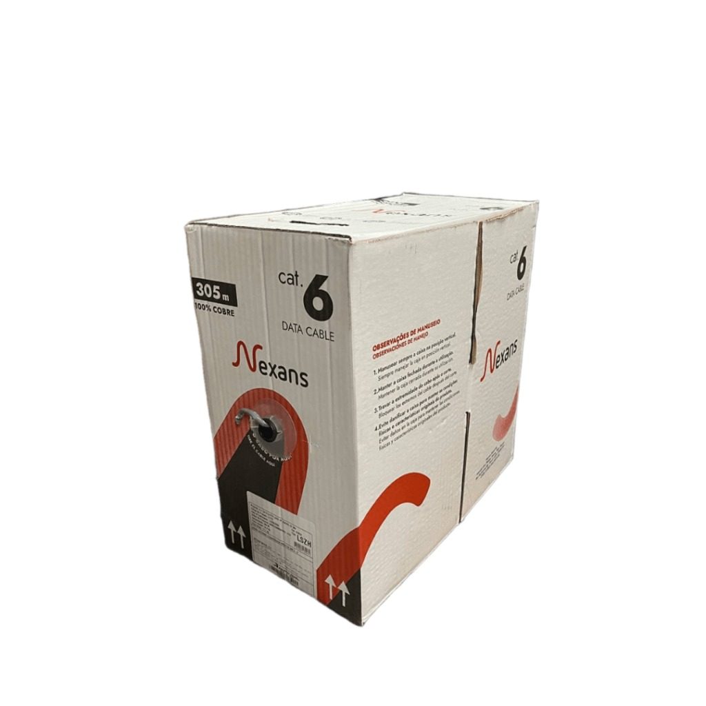 Cable UTP Cat6 LSZH 305m Bobina Gris