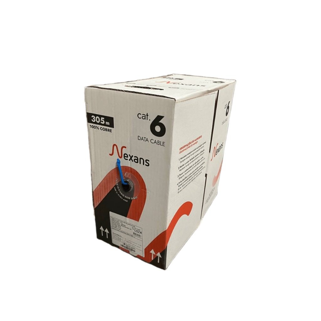 Bobina De Cable UTP Cat6 LSZH 305 M Azul