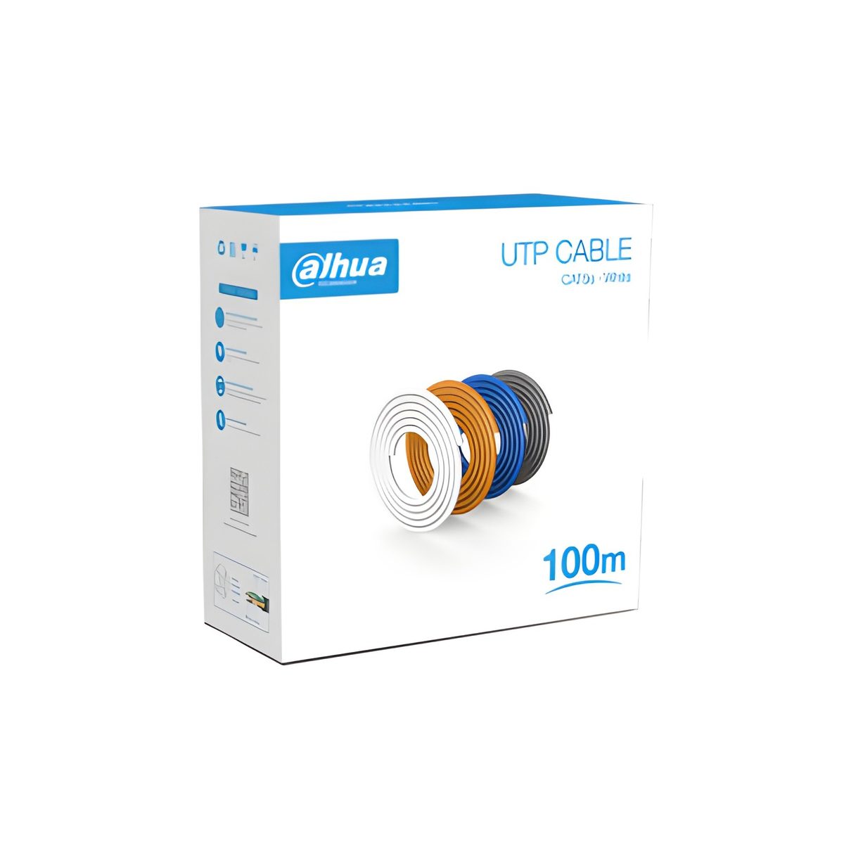 Cable UTP Cat5e Interior PVC 100 M Blanco 24AWG