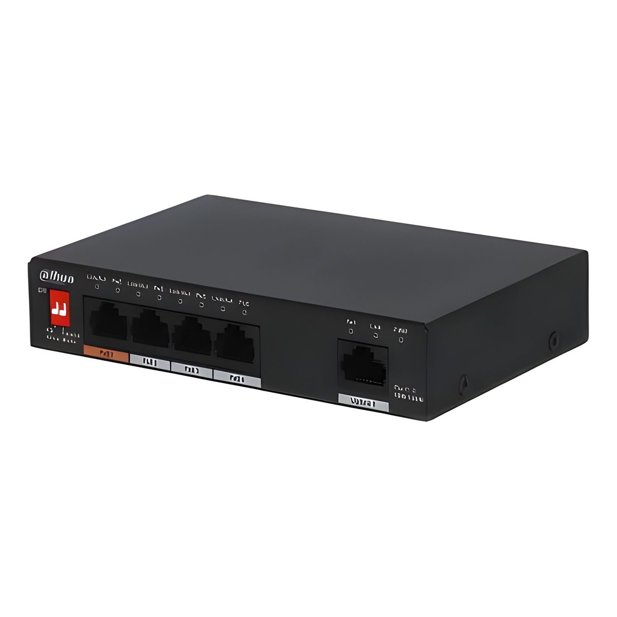 Switch PoE 4 Puertos 10/100 60W Hi-PoE