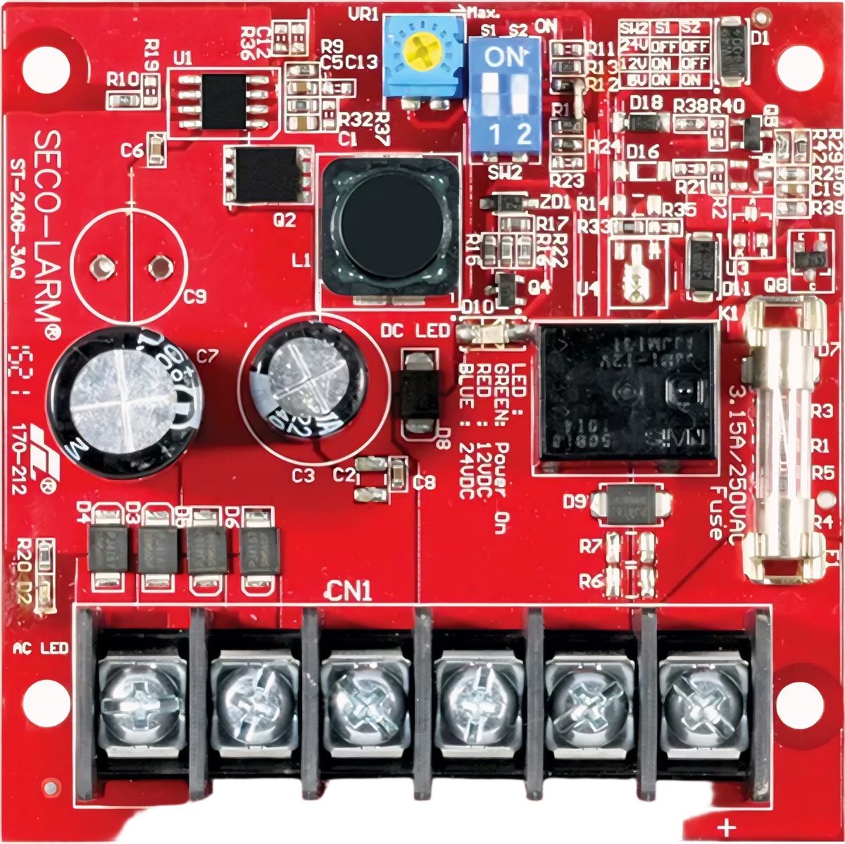 Fuente De Alimentación Con Cargador De Batería 6/12/24 Vdc 2.5 A