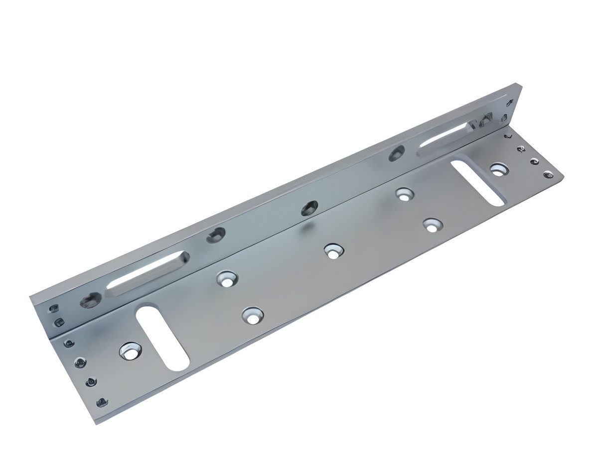 Herraje Electromagnético Aluminio Anodizado 90 Grados
