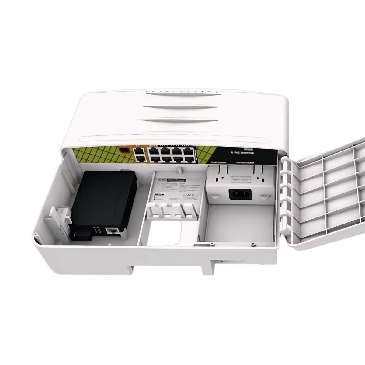 Switch PoE 8 Puertos 6 PoE Fast Ethernet Gigabit IP67