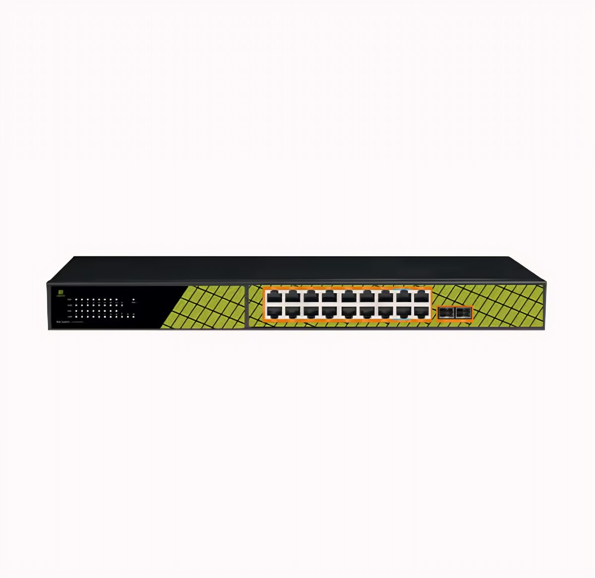 Switch L2 16 Puertos 10/100/1000Mbps 2 Uplinks RJ45 2 Uplinks SFP 1Gbps PoE 30W/60W