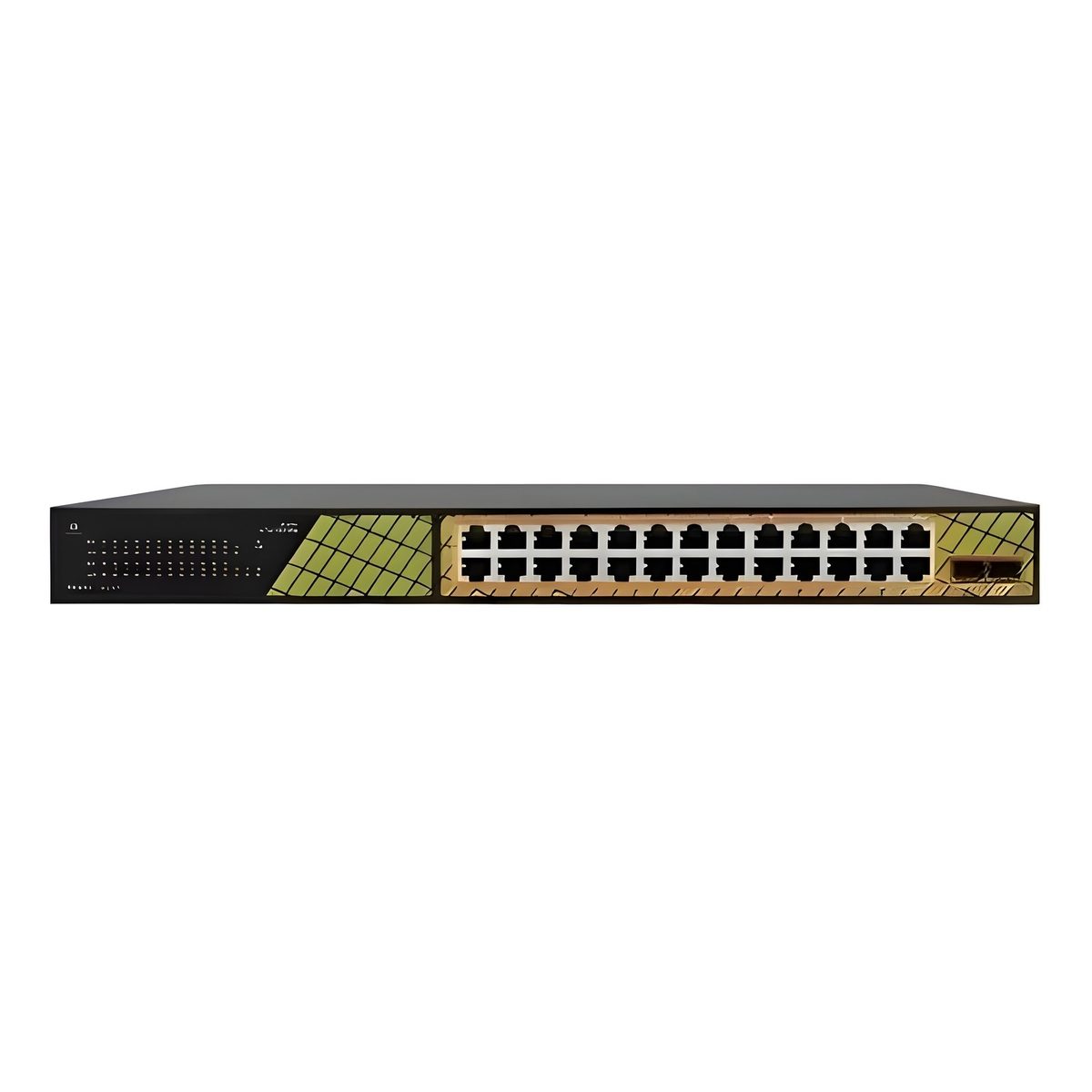 Switch PoE 24 Puertos 10/100/1000 Mbps 2 Uplinks RJ45 Y 2 SFP