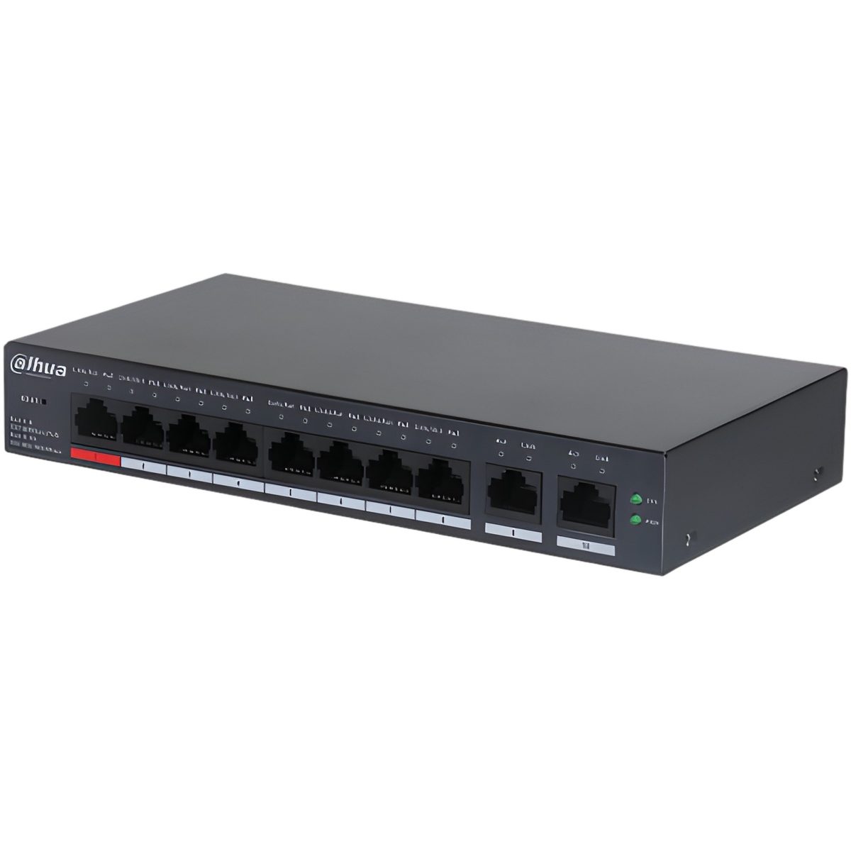 Switch PoE 10 Puertos 8 PoE 10/100Mbps Y 2 Uplink Gigabit Administrable