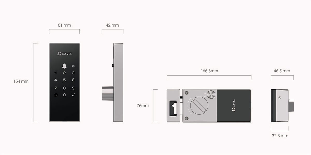 Cerradura Inteligente (serie Dl: DL01/DL03/DL05/DL06/DL50) Cs-Dl03 Wi-Fi