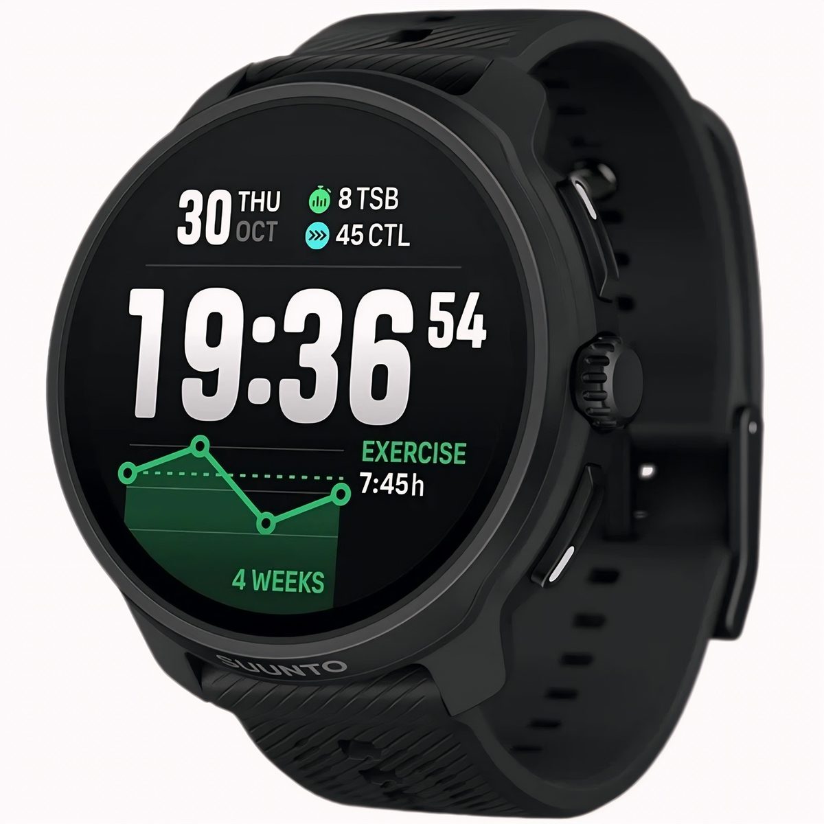 Smartwatch Pantalla Amoled 1.5" Con GPS Y Brújula Digital Negro