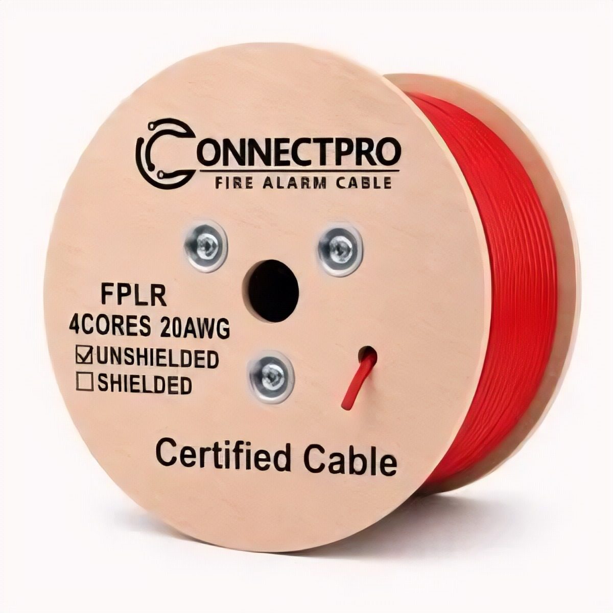 Cable Para Detección De Incendio 4x20 AWG 100% Cobre Sólido 305m