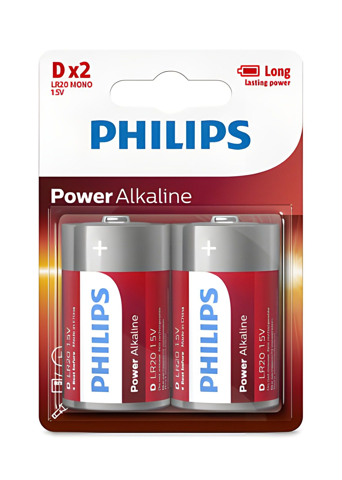 Pilas Alcalinas D 1.5V Blister 2 Unidades