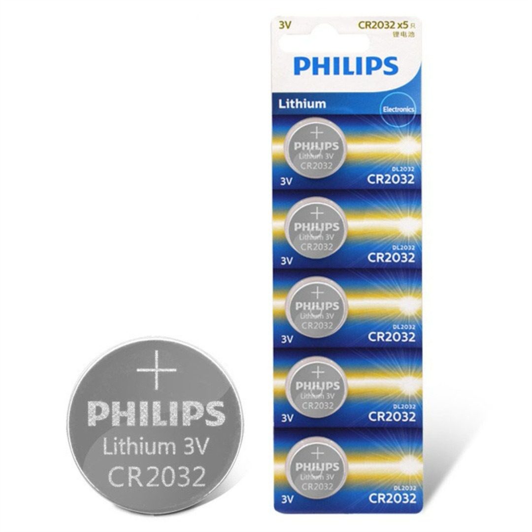 Pila De Litio Cr2032 3V 210mAh X 5 Unidades