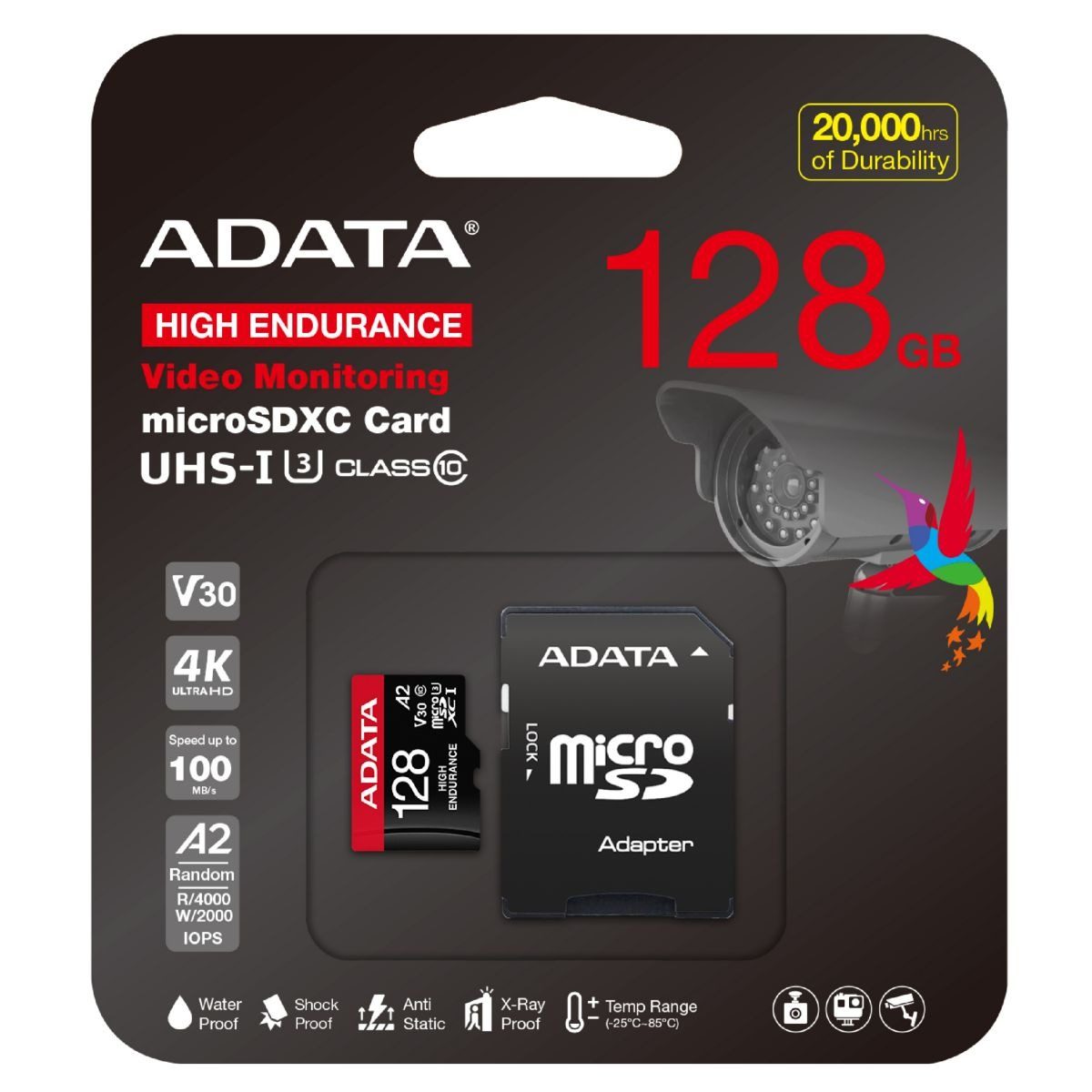Tarjeta De Memoria Microsdxc 128GB U3 V30 C10 A2