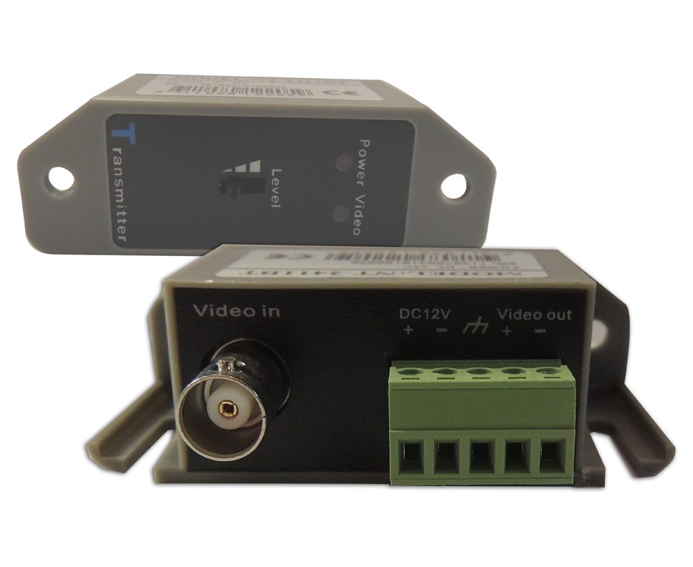 Balun Activo Bnc A UTP 75 Ohm 12V