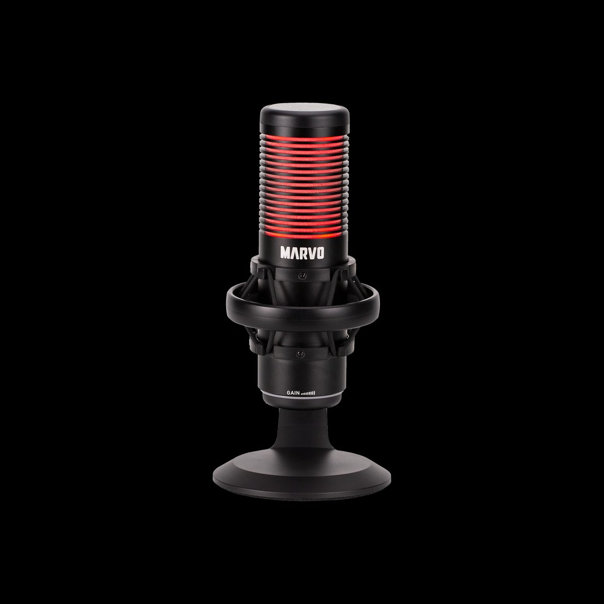 Micrófono USB Condensador Rgb Blanco