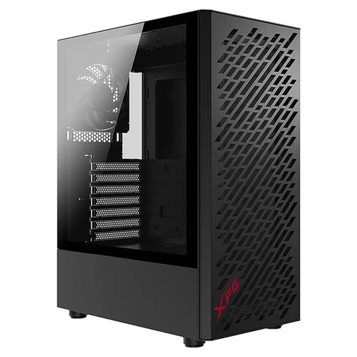 Gabinete Atx Negro Con Panel De Cristal Templado