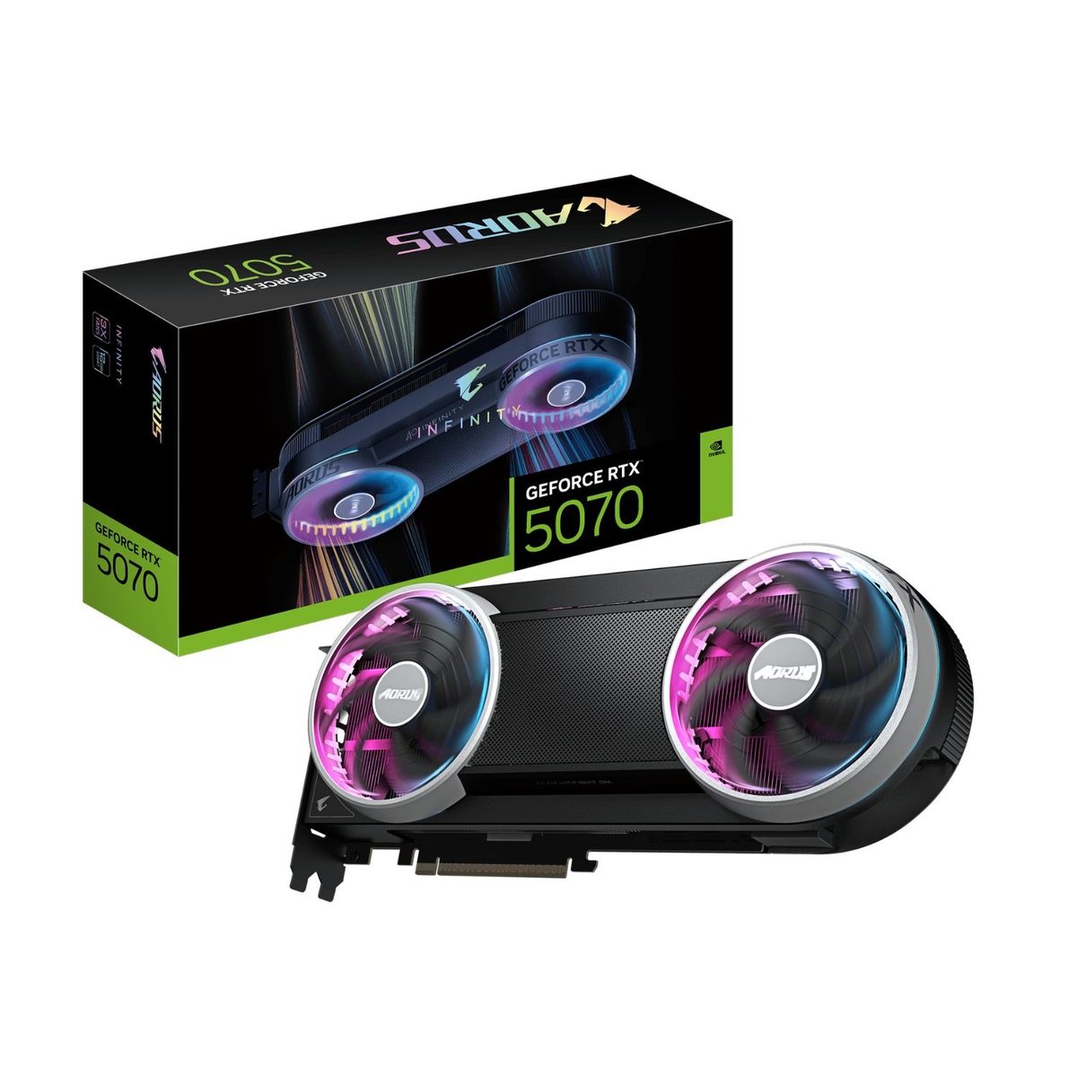 Tarjeta De Video Nvidia Rtx 5070 Infinity 12GB Gddr7