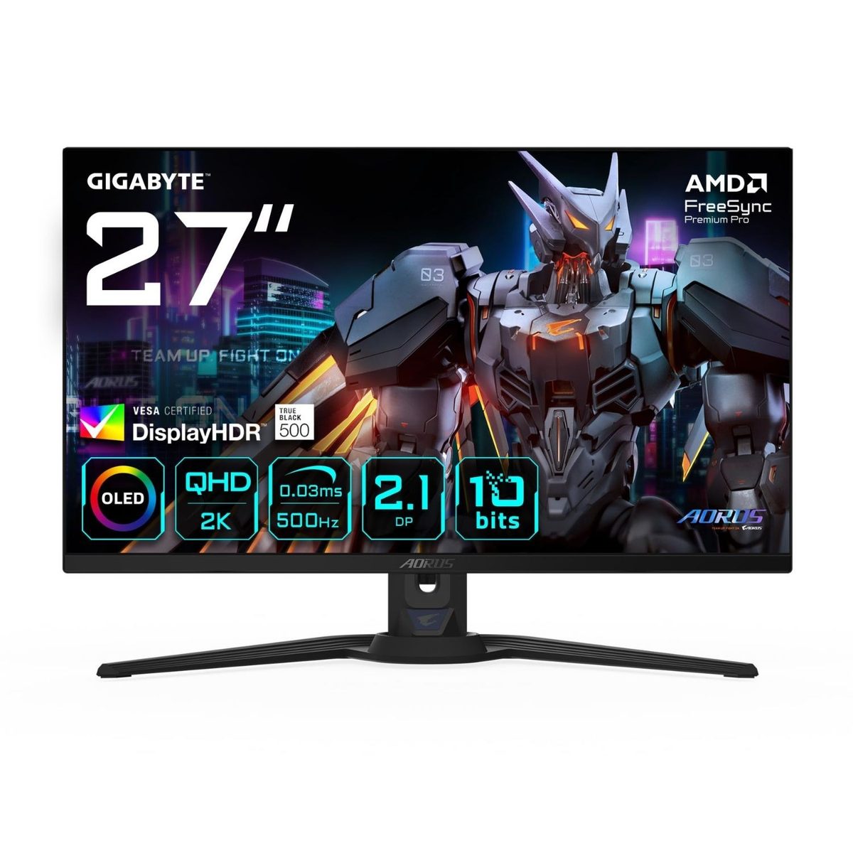 Monitor Gamer Qd-Oled 27" 500Hz