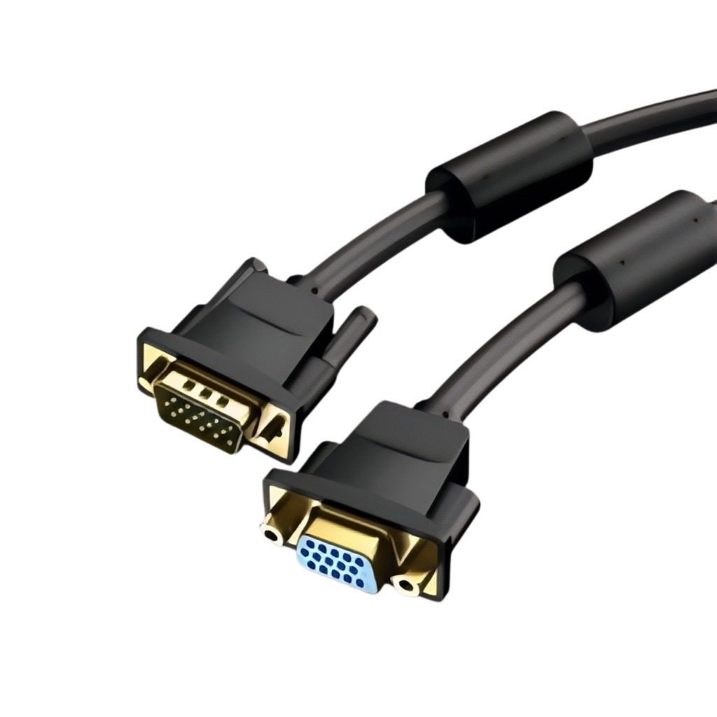 Cable de Extensión VGA Dracma | Macho/Hembra, Blindado, Con Filtro, 4.5 m