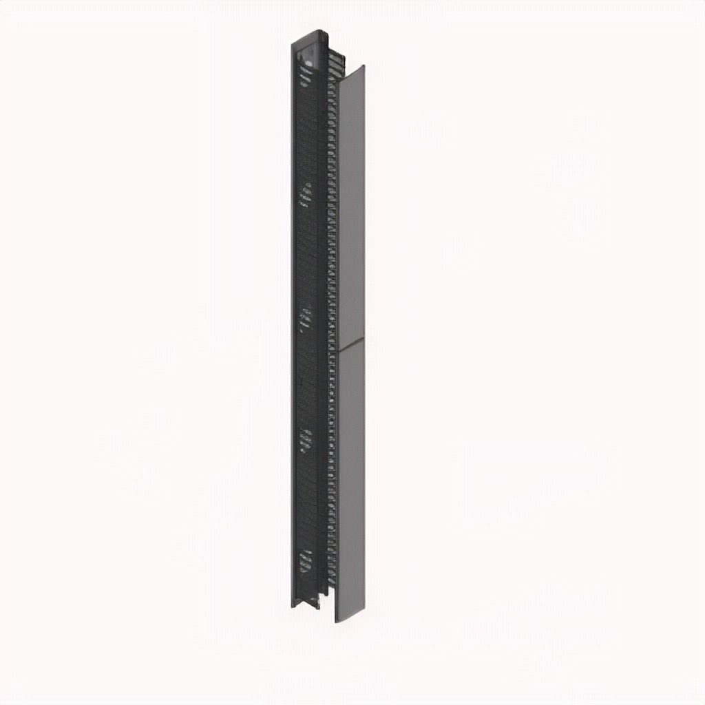 Organizador De Cables Vertical 22U Plástico Con Tapa