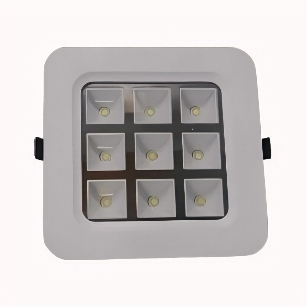 Bombita LED 9W Fría Cuadrado Embordinary