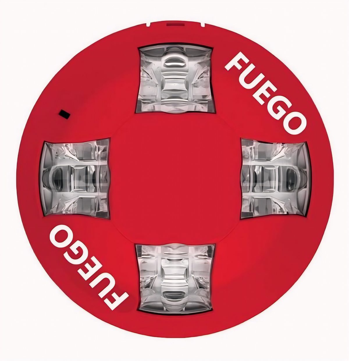 Flash Strobe De Techo Rojo 24V Leyenda Fuego