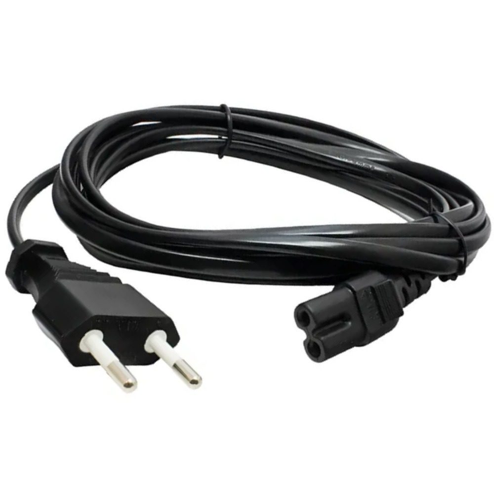 Cable De Poder Tipo 8 Hasta 6A 1.5 M