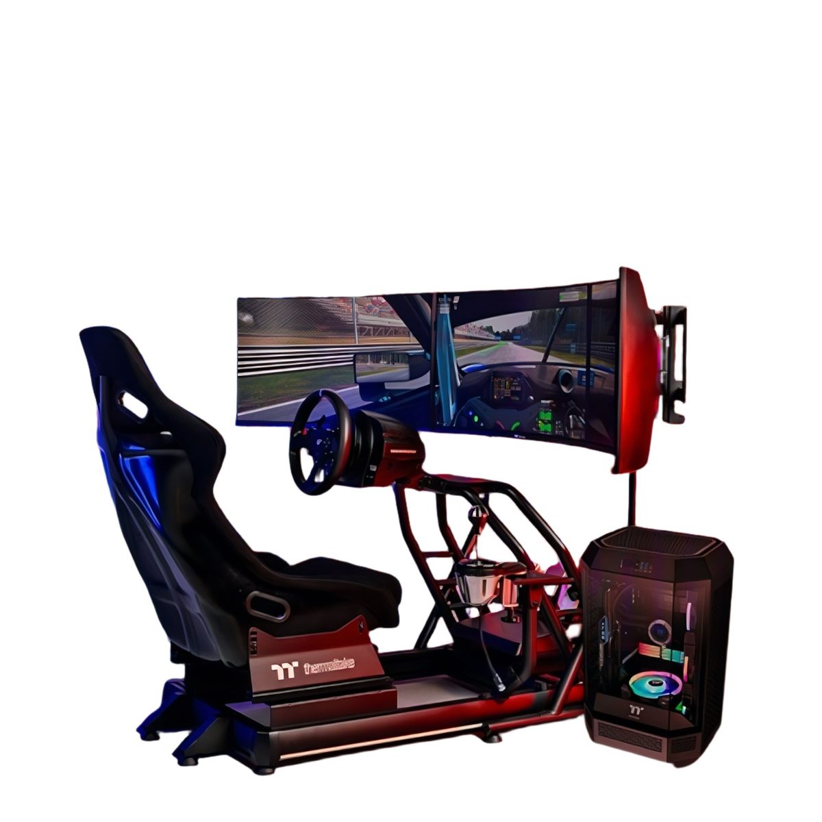 Silla Gamer Negro Cuero Pu Reposabrazos 2D Reclinable 120 Kg