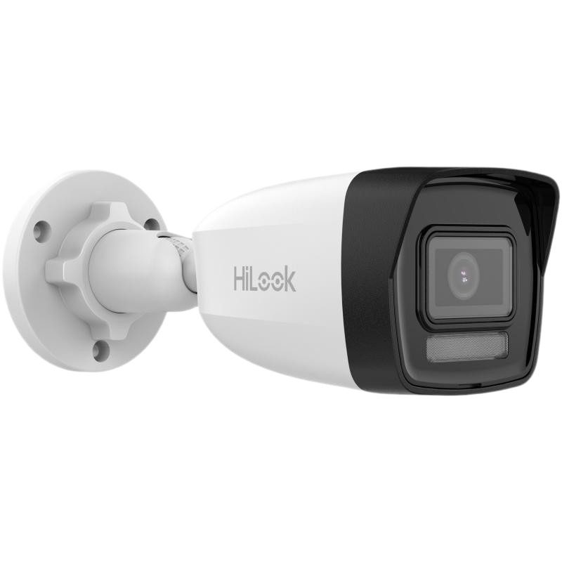 Cámara IP Bullet 4MP Exterior Luz Blanca Infrarroja 30m Micrófono PoE
