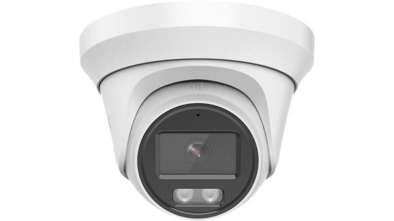 Cámara Torreta 2MP 2.8mm Luz Blanca 40m Micrófono Integrado IP66