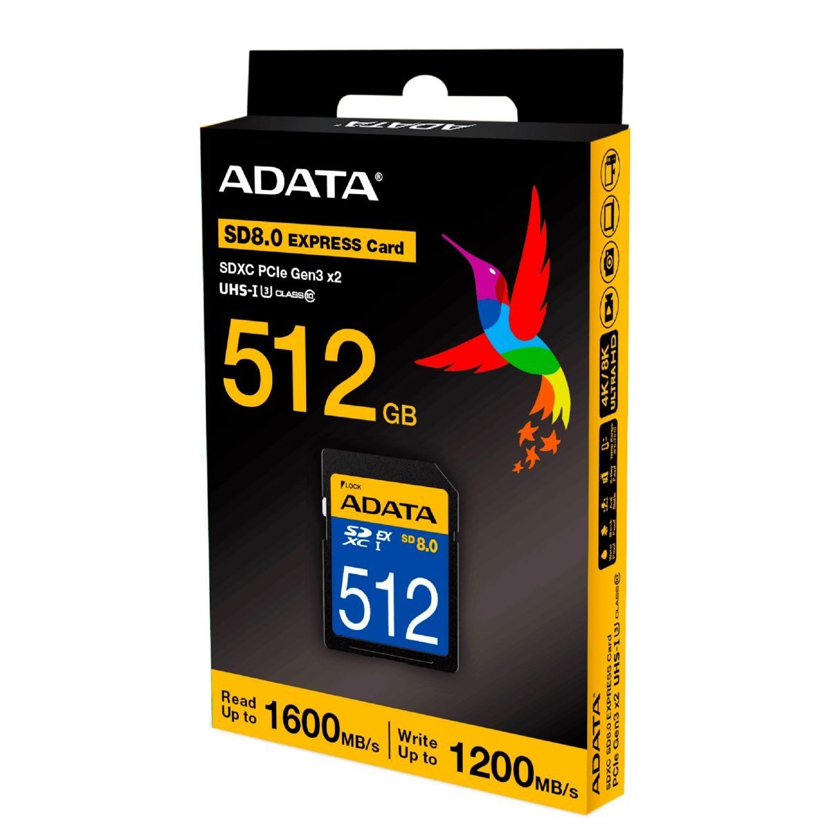 Tarjeta De Memoria Sdxc 512GB Clase 10 V30 1600MB/s