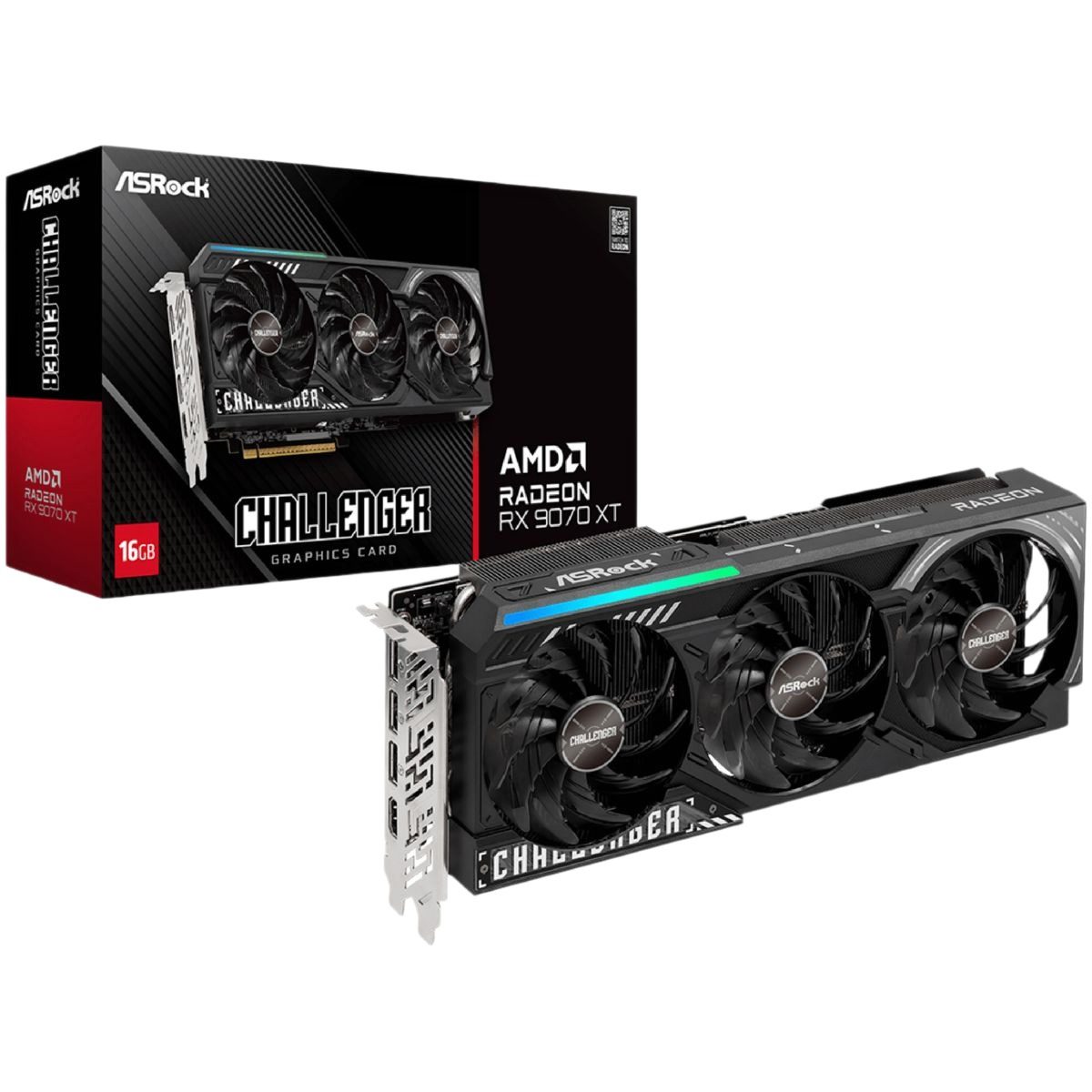 Placa De Video Amd Radeon Rx 9070 Xt 16GB Gddr6 PCI-E 5.0