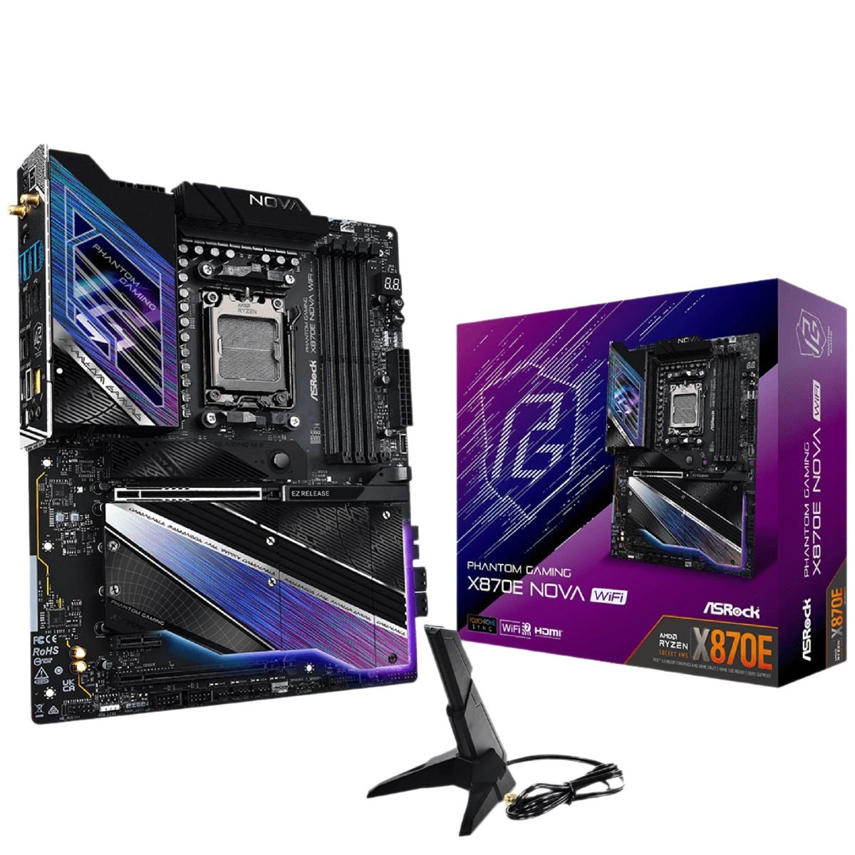 Motherboard X870e Am5 Ddr5 Atx Con WiFi