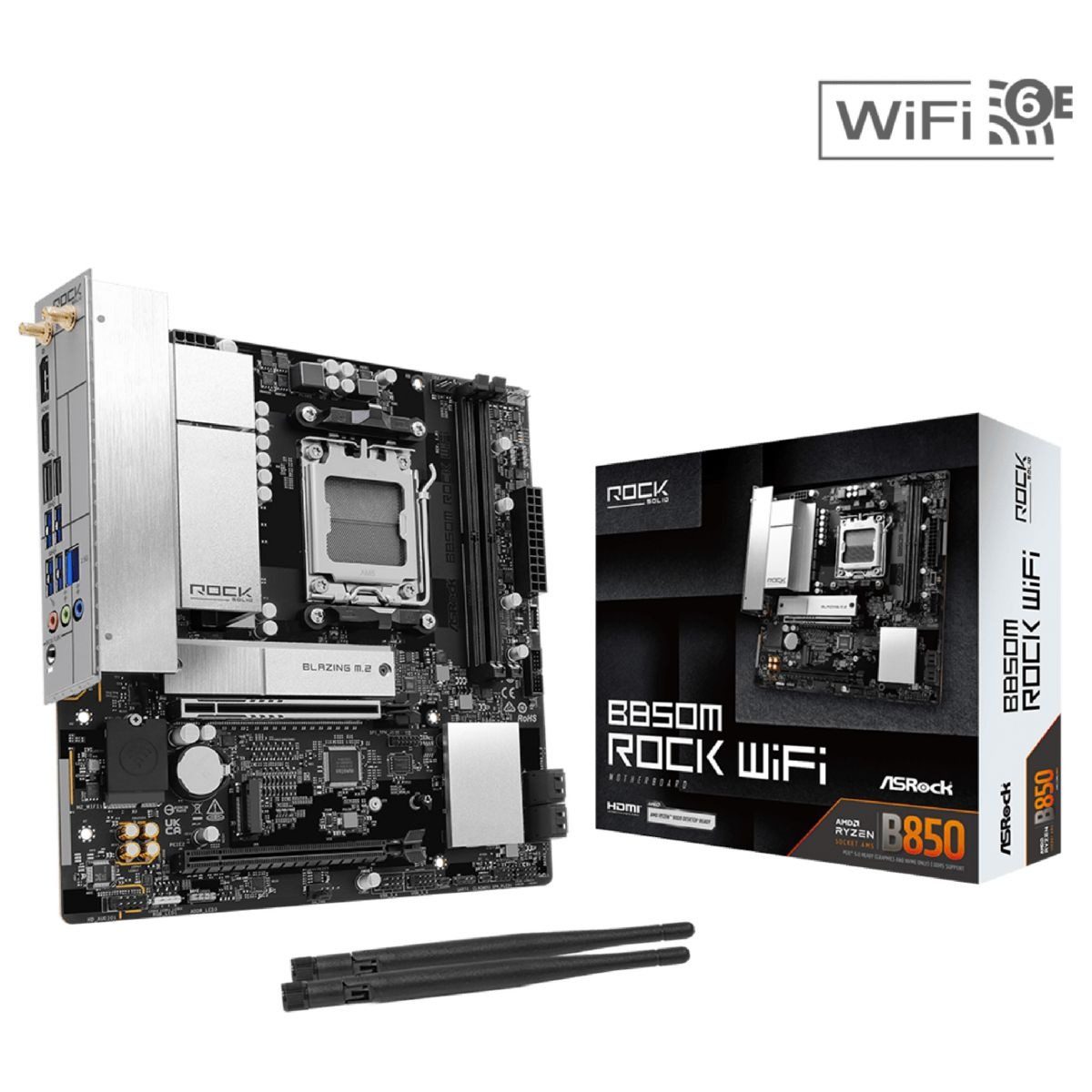 Motherboard Amd Asrock B850m Am5 Ddr4 Pcie 4.0 Compatible Atx