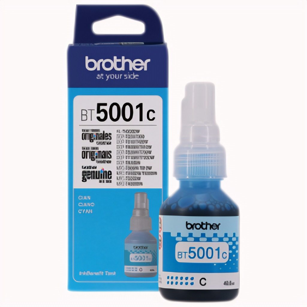 Botella De Tinta Brother Bt5001c Cian Para DCP-T300/T500W/T710W