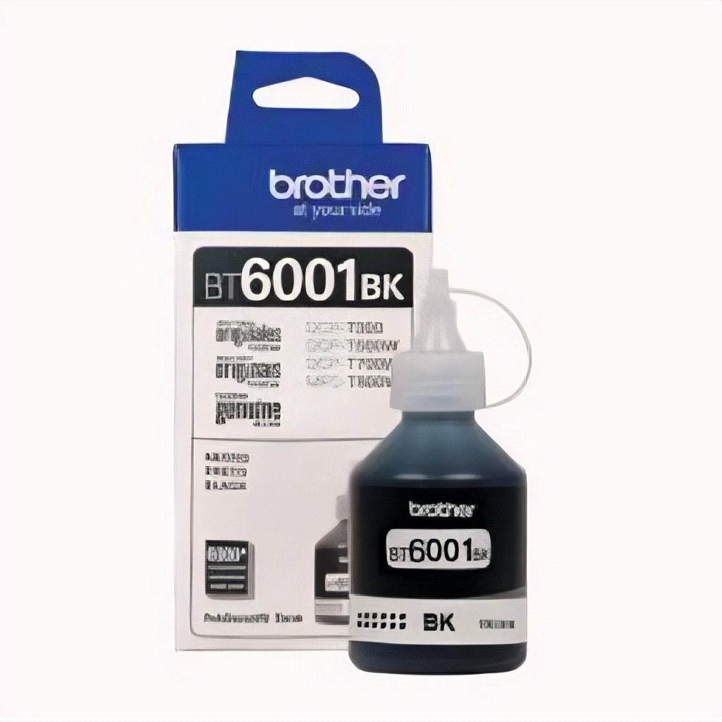 Botella De Tinta Negra Brother Bt6001bk Línea 700 Y 500