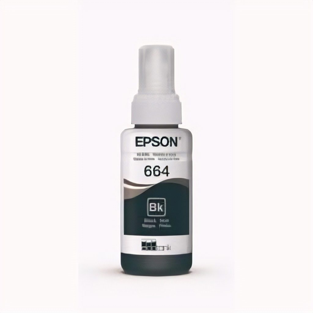 Botella De Tinta Epson T664120 Negro 70ml