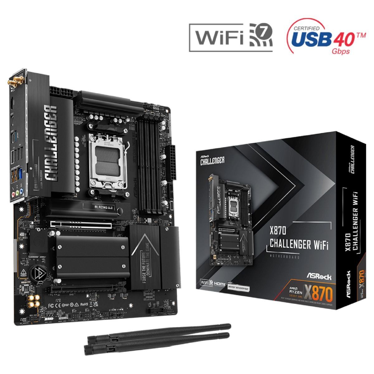 Motherboard X870 Socket Am5 Ddr5 Atx Con WiFi